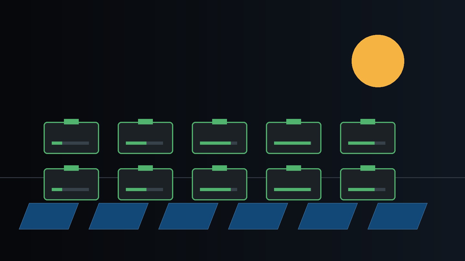 Battery storage concept